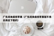 广东闲来麻将苹果（广东闲来麻将苹果版不用去商店下载的）