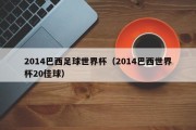 2014巴西足球世界杯（2014巴西世界杯20佳球）