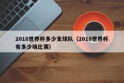 2018世界杯多少支球队（2018世界杯有多少场比赛）