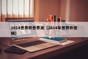 2014世界杯世界波（2014年世界杯视频）