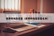 世界杯埃及巨星（世界杯埃及巨星名单）
