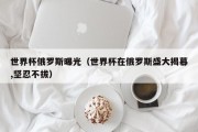 世界杯俄罗斯曝光（世界杯在俄罗斯盛大揭幕,坚忍不拔）