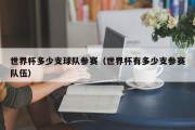 世界杯多少支球队参赛（世界杯有多少支参赛队伍）