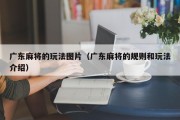 广东麻将的玩法图片（广东麻将的规则和玩法介绍）