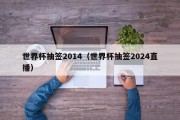 世界杯抽签2014（世界杯抽签2024直播）