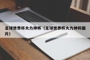 足球世界杯大力神杯（足球世界杯大力神杯图片）